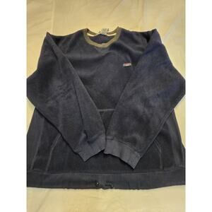Tommy Jeans Men's Fleece Crewneck Sweatshirt Size Xl Navy Blue